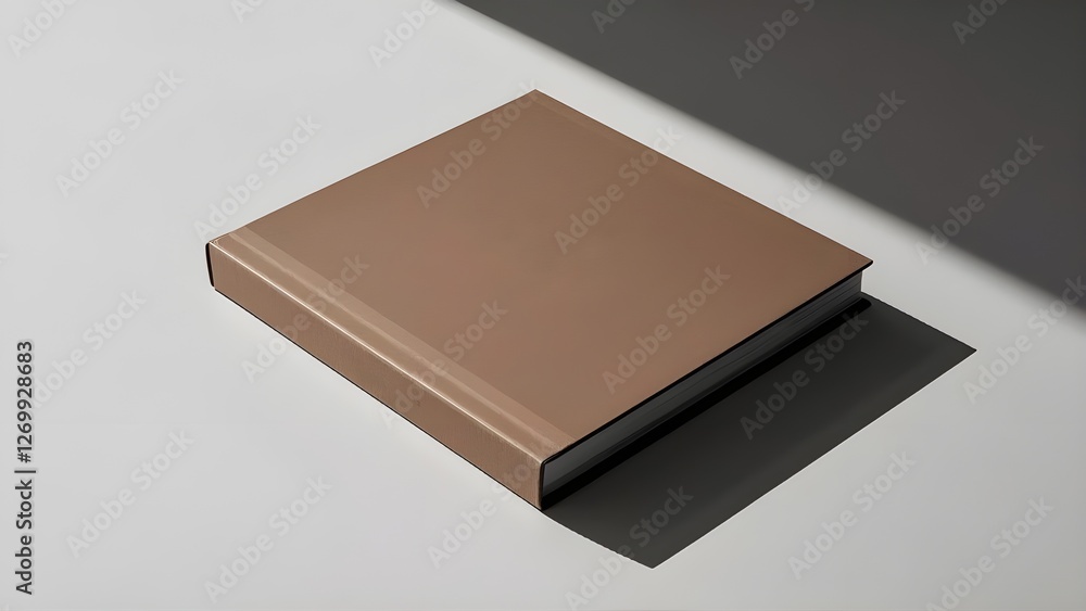 book blank cover, isolated mockup book with realistic shadow on a clean background. book blank cover, isolated mockup book with realistic shadow on a clean background.