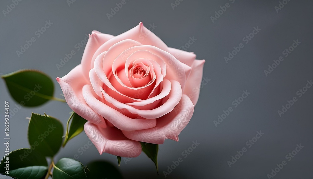 Fototapeta premium lovely little pink rose flower