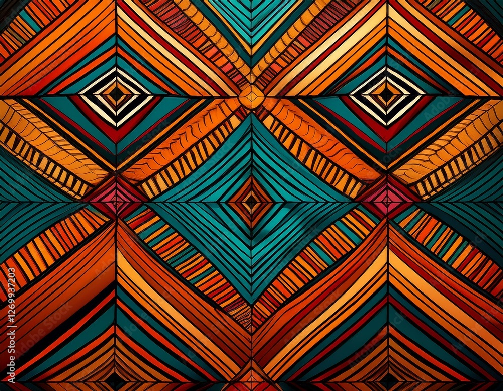 intricate geometric patterns in bright shades reflect african cultural heritage and modern design elegance intricate geometric patterns in bright shades reflect african cultural heritage and modern design elegance