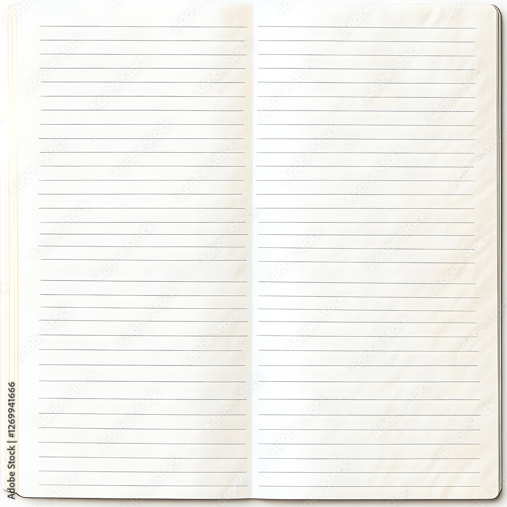 Notebook paper background. Blank pages of a notebook Notebook paper background. Blank pages of a notebook