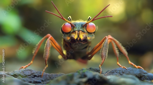 Wallpaper Mural Close view of colorful insect in natural habitat Torontodigital.ca