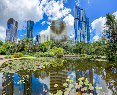 Oakman's Lagoon in Brisbane's Botanic Garden, Australia