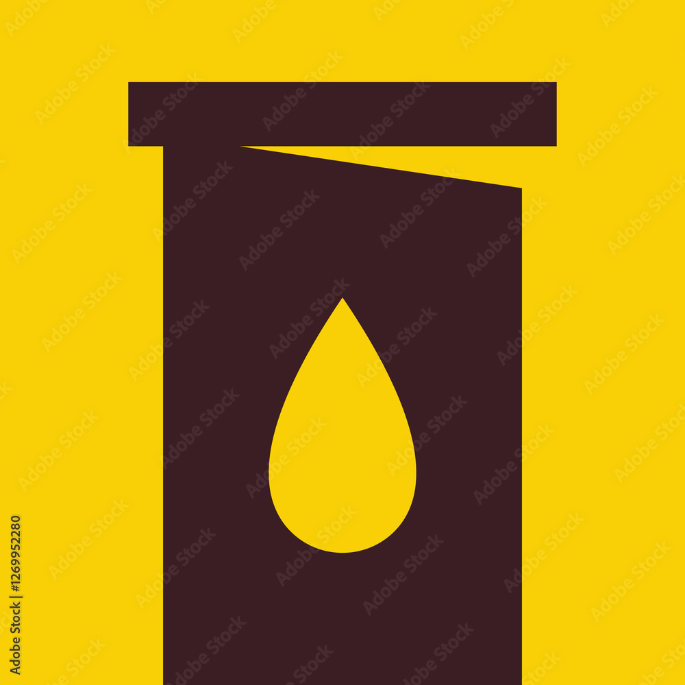 Oil barrel simple geometric element Oil barrel simple geometric element