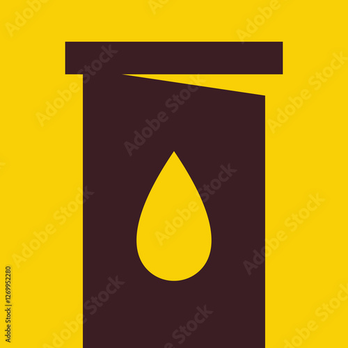 Oil barrel simple geometric element