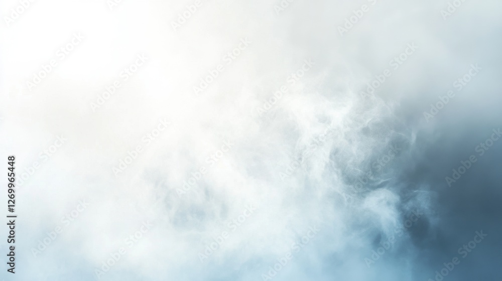 Obraz premium Soft, ethereal mist with a gentle gradient of light, creating a serene and dreamlike atmosphere.