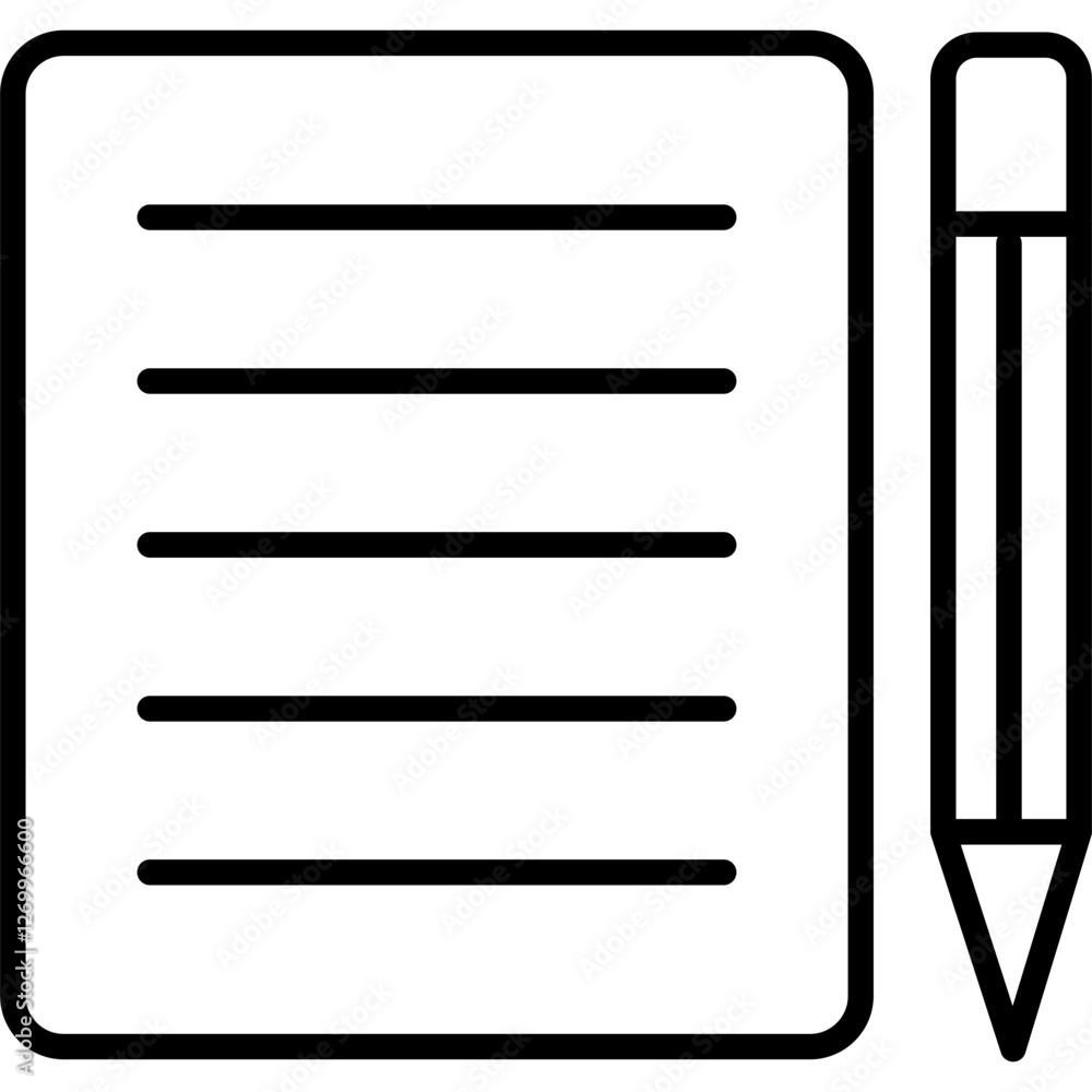 Note Pad Icon Note Pad Icon