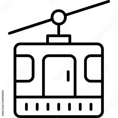 Cable Car Cabin Icon
