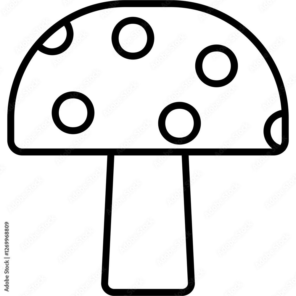 Obraz premium Mushroom Icon