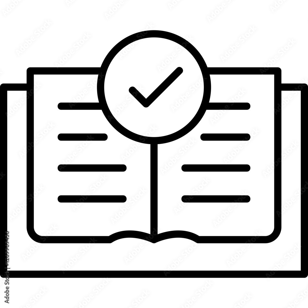 Open Book Icon Open Book Icon