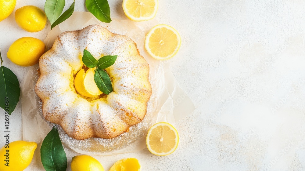 Lemon Cake Delight: A Visual Symphony of Sweetness Lemon Cake Delight: A Visual Symphony of Sweetness