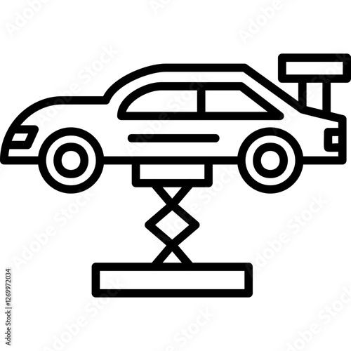 Car Lifting Icon