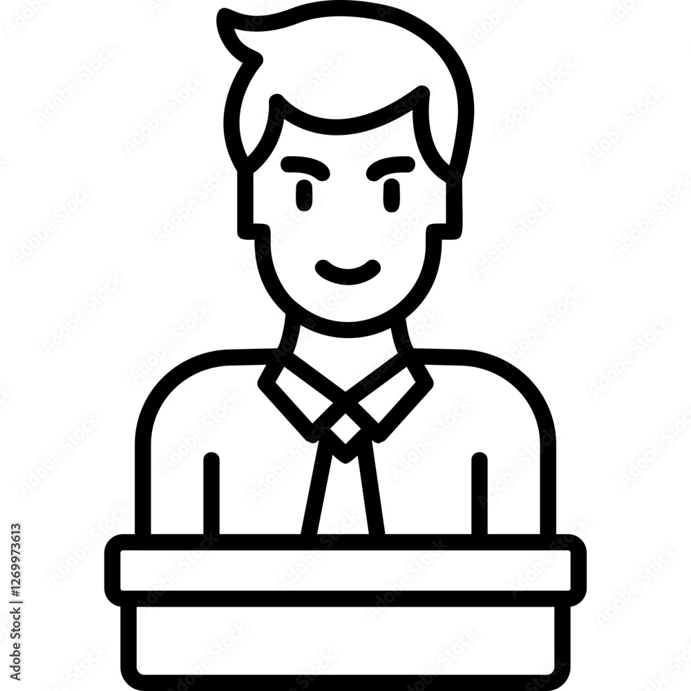 Obraz premium Host icon