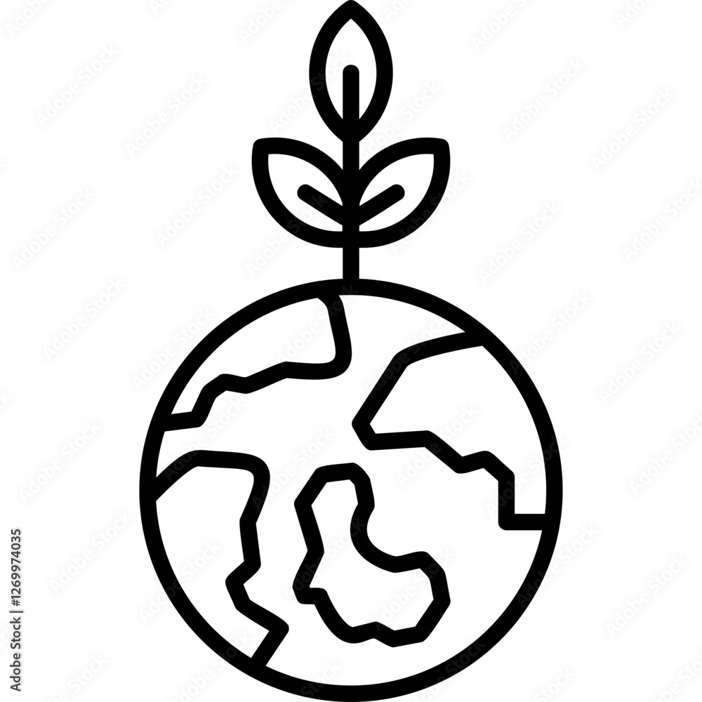 Obraz premium Go Green icon