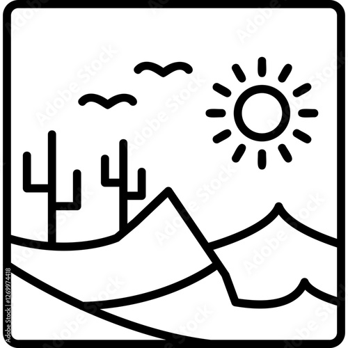 Desert icon