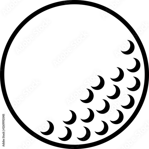 ゴルフボールのアイコン