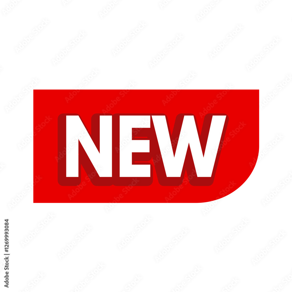 new sticker - vector illustaration new sticker - vector illustaration