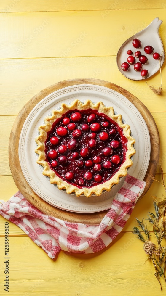 Scrumptious Cranberry Pie: A Festive Thanksgiving Treat Scrumptious Cranberry Pie: A Festive Thanksgiving Treat