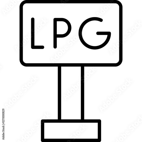 Liquefied Petroleum Gas Icon