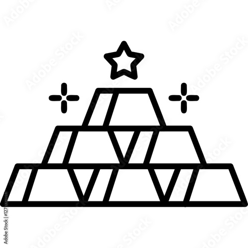 Gold Bars Icon