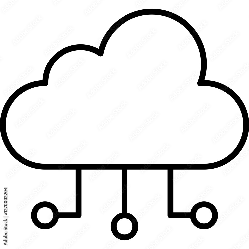 Cloud Computing Icon Cloud Computing Icon