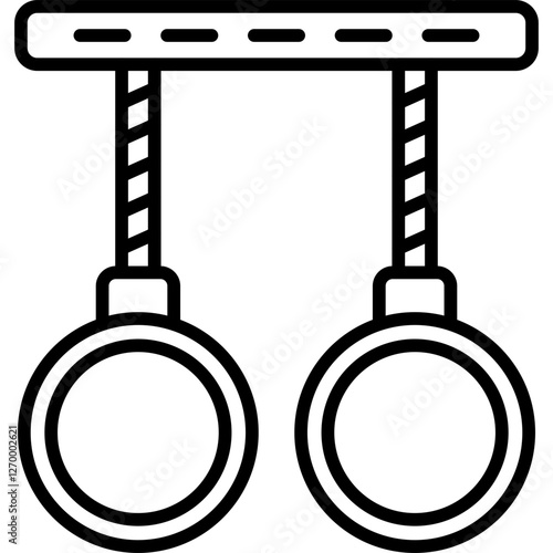Gymnastic Rings Icon
