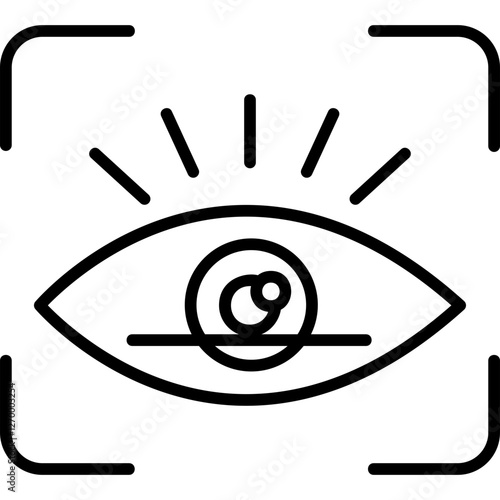 Retinal Scan Icon