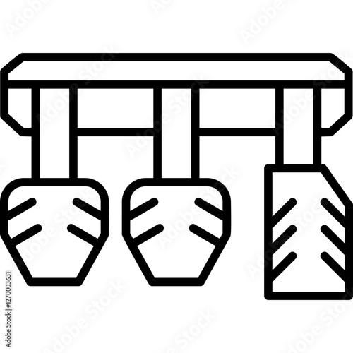 Pedals Car Icon