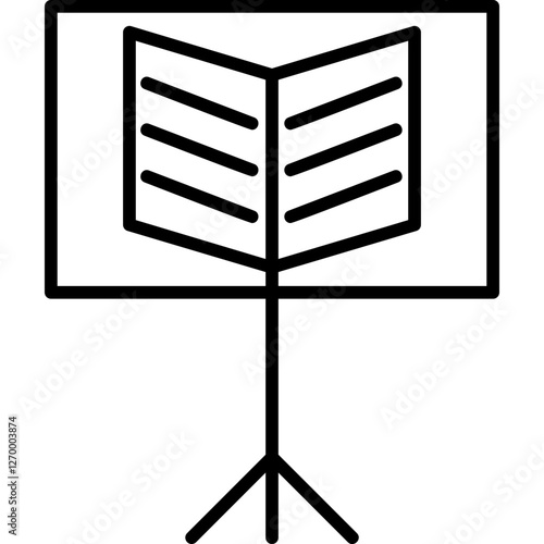 Music Stand Icon