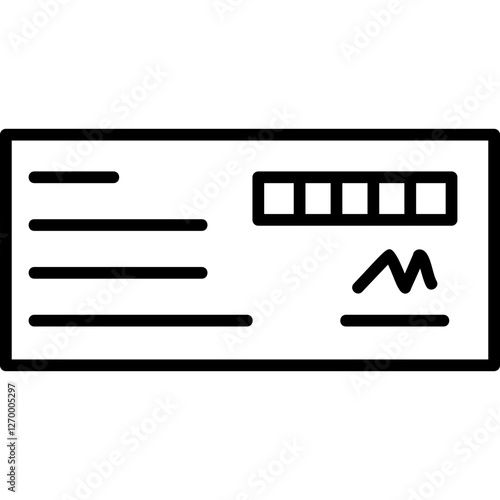Cheque Icon