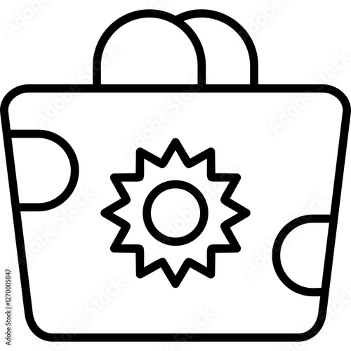 Beach Bag Icon