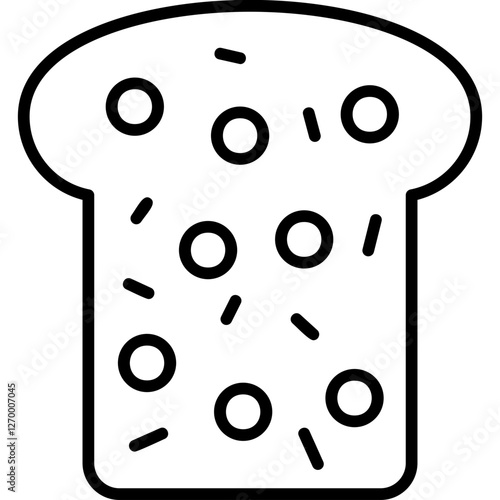 Whole Wheat Bread Icon
