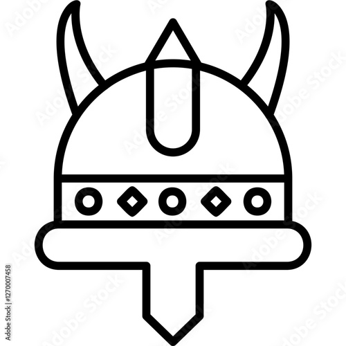 Viking Helmet Icon