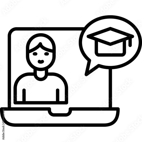 Online Learning Icon