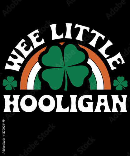 Wee little hooligan shamrock