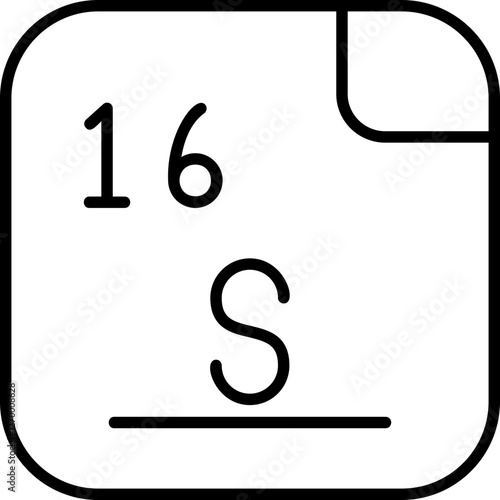 Sulfur Icon