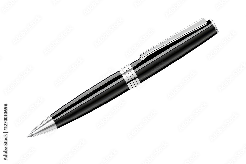 sleek black pen with silver accents, perfect for writing and signing documents. This elegant writing instrument is ideal for professionals and students alike sleek black pen with silver accents, perfect for writing and signing documents. This elegant writing instrument is ideal for professionals and students alike