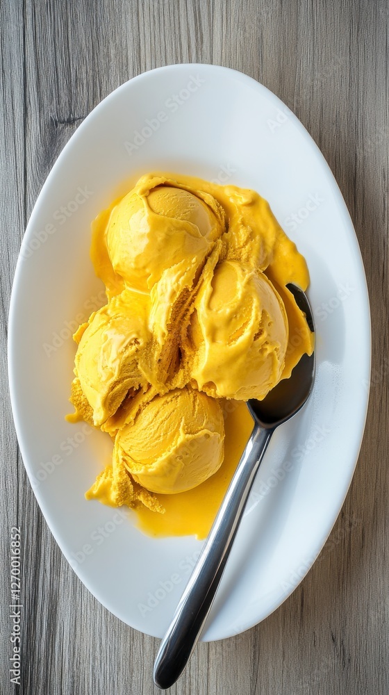 Radiant Mango Ice Cream: A Summer Delight Radiant Mango Ice Cream: A Summer Delight