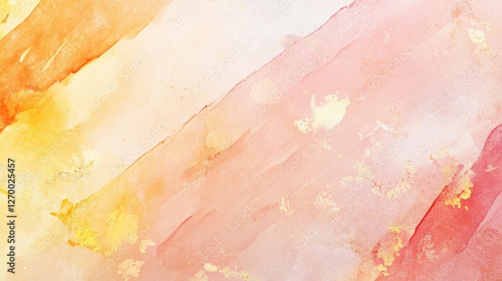 Fototapeta premium Stunning Abstract Watercolor Art with Gold Accents - A Breathtaking Visual Feast