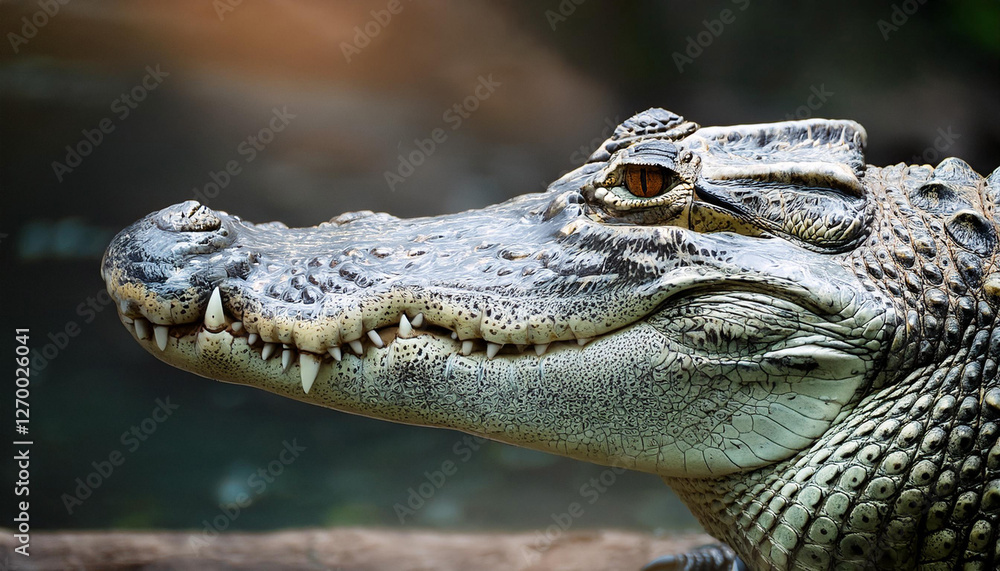 Close-Up of a Crocodile Close-Up of a Crocodile