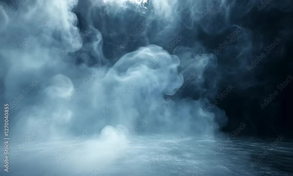 A captivating depiction of swirling mist and clouds, creating an ethereal atmosphere A captivating depiction of swirling mist and clouds, creating an ethereal atmosphere