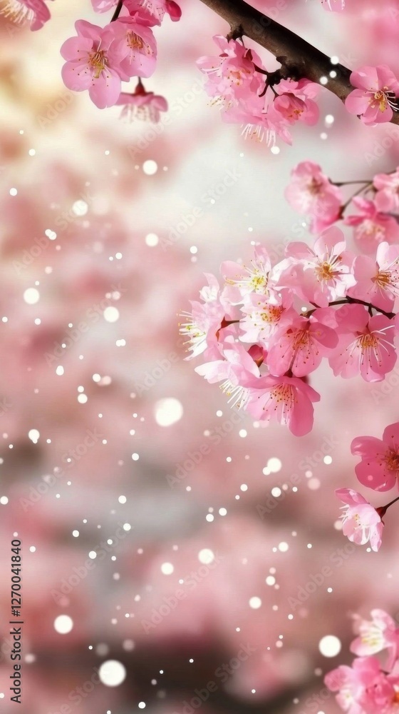 Pink Blossom Wonderland: A Dreamy Springtime Scene Pink Blossom Wonderland: A Dreamy Springtime Scene