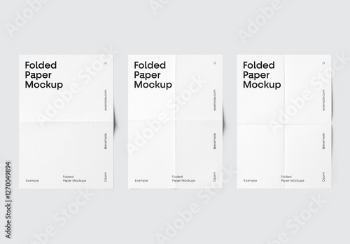 Folded Paper Mockups