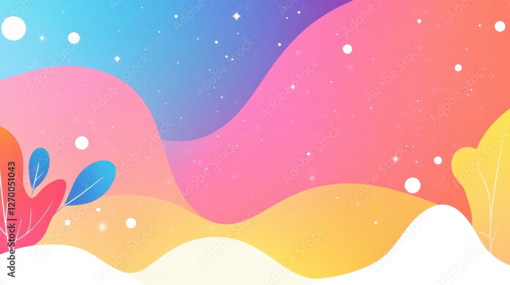 Fototapeta premium Capture the essence of spring with a vibrant, blurred background, perfect for modern graphic design projects.