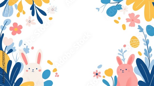 Bright and fun abstract Easter templates perfect for cards, posters, invites, and more Capture the holiday spirit creatively.