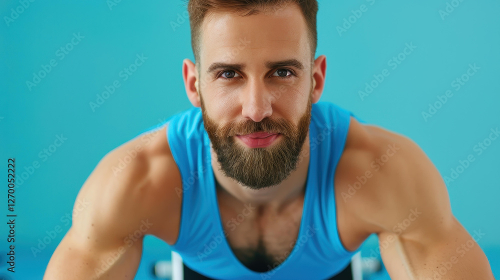 A fit man pedals vigorously in a cycling class, showcasing strength and determination in a vibrant health club. A fit man pedals vigorously in a cycling class, showcasing strength and determination in a vibrant health club.
