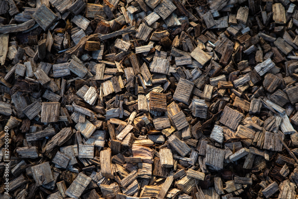 Bark Chips on the Ground Bark Chips on the Ground