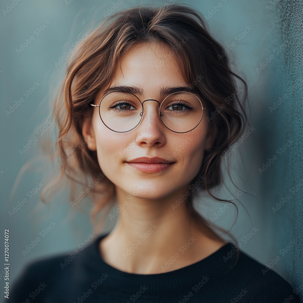 Obraz premium Smiling Marketing Professional Woman