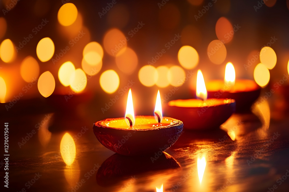 Diwali celebration with traditional diyas and cultural rituals for a vibrant festival of lights Diwali celebration with traditional diyas and cultural rituals for a vibrant festival of lights