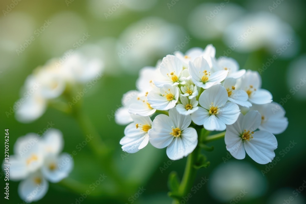 Delicate Gypsophila blooms, tiny white petals, close-up view , small, subtle Delicate Gypsophila blooms, tiny white petals, close-up view , small, subtle
