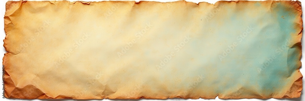 Obraz premium Faded envelope, delicate creases, distressed edges, background, worn